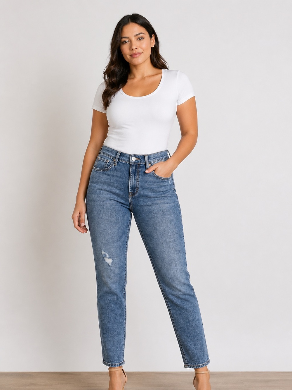 Stylish Blue Women's Skinny Jeans